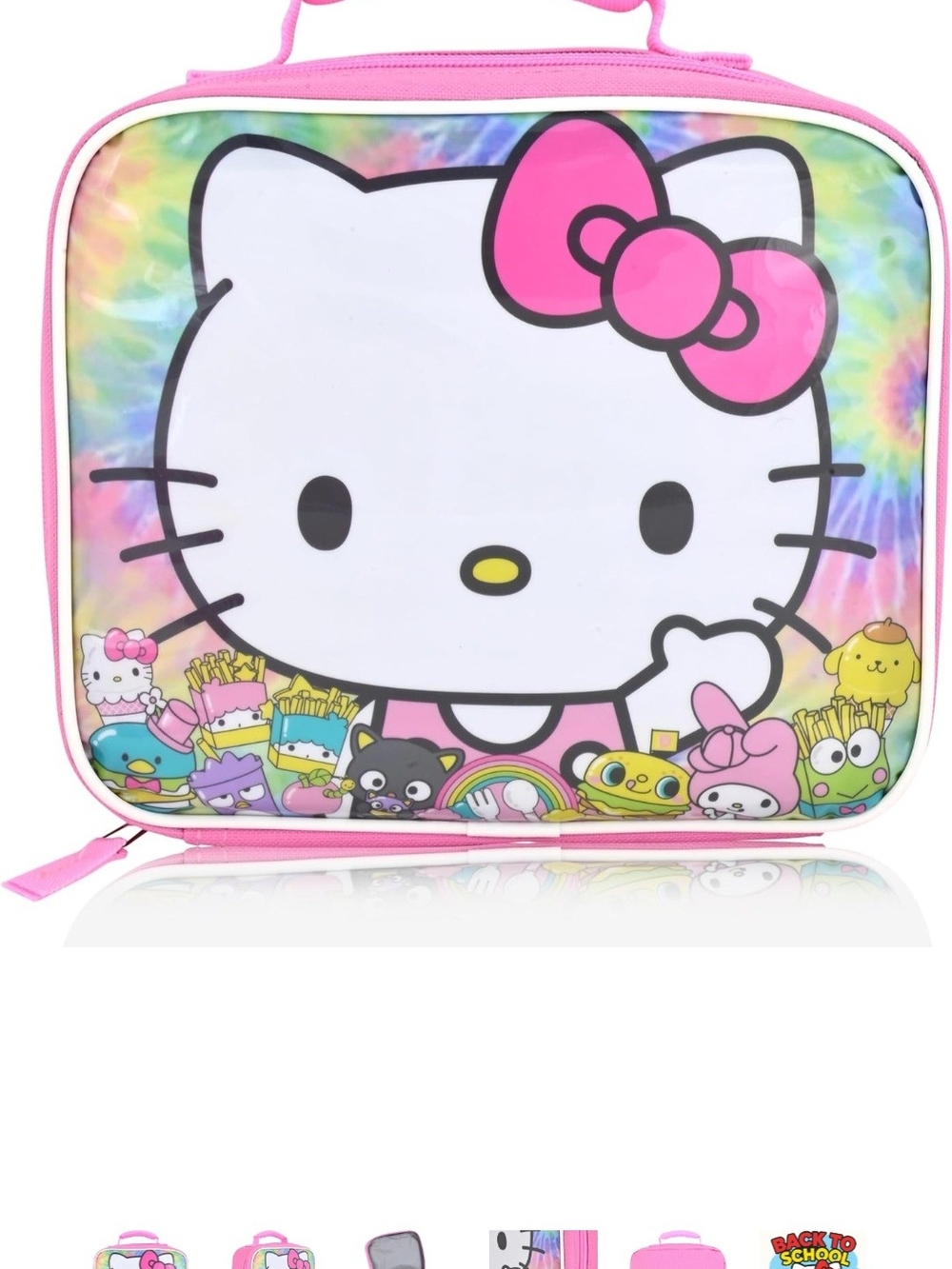 Hello Kitty Pink Lunch Bag - Cute Character Lunchbox NWT